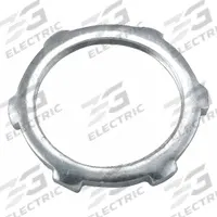 Sealing LockNut for Threaded RMC/IMC: 1 in Trade Size, Steel, Zinc Plated, IMC/RMC (MPN 1204). Key specifications — For Conduit Type: RMC; Brand: RACO.