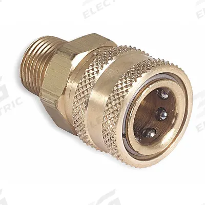 MI-T-M Quick Connect Socket: Mfr Part # 17-0007, Brass - Assorted Parts & Accessories
