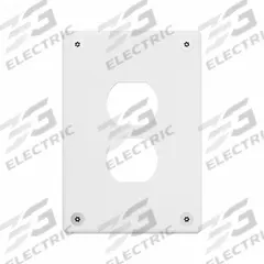 LEGRAND Wall Plate: Duplex Outlet, 1 Gang, White, Jumbo Size (MPN WSP01D2PS). Key specifications — Brand: LEGRAND; Material: Steel; Includes: Allen Head Screws.