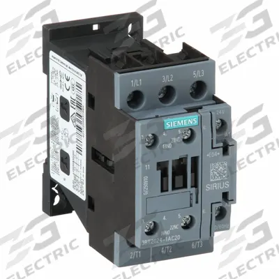 Siemens Magnetic Contactor: Non-Reversing, 3 Poles, 3NO Contacts, 12 A - Non-Reversing IEC Contactors