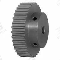 DAYTON Timing Pulley: Curvilinear, Fixed, For HTD Timing Belt Section, For 9 mm Belt Wd, 38 Teeth (MPN 38-5M09-6A4). Key specifications — Brand: DAYTON; Finish: Clear Anodized; For Belt Series: Powerhouse®.