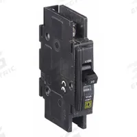 SQUARE D Miniature Circuit Breaker: 25 A, 120/240V AC, Single Phase, 10kA at 120/240V AC, 1 Poles (MPN QOU125). Key specifications — Phase: Single; Amps: 25 A; AC Voltage Rating: 120/240V AC; Max. AIR Rating: 10kA at 120/240V AC; For Use With: Heating; Brand: SQUARE D.