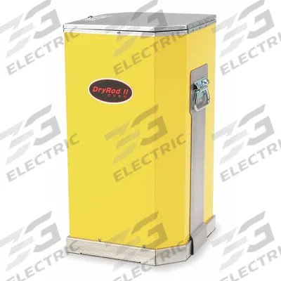 DRYROD Electrode Oven: Portable, with Handles, 120/240V AC, 50 lb Storage Capacity - Portable Electrode Ovens