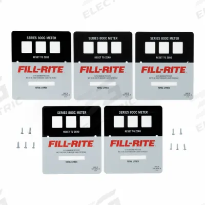 FILL-RITE Faceplate Kit: Faceplate Kit, Fill-Rite, 24KJ10/24KJ39/2WLH5/2WLH6 (MPN KIT800LFPP) - Pumps