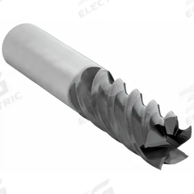 WIDIA HANITA Square End Mill: Carbide, AlTiN Coated, 5 Flute, 5/8" Mill Dia, 1-1/4" LOC - Carbide Square End Mills for Steel & Cast Iron