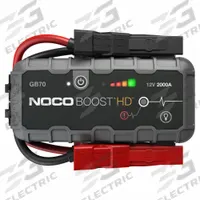 NOCO Portable Power Pack: Boosting, For 12 V DC Battery Volt, USB, Plastic, For Lead Acid, GB70. Key specifications — Charger Function: Boosting; Charge Type: USB; Material: Plastic; For Use With Battery Type: Lead Acid; Brand: NOCO.