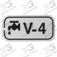 BRADY Lockout Tag: None/ No Header, V-4, Polystyrene, English, Plastic, Holes (MPN 105707)