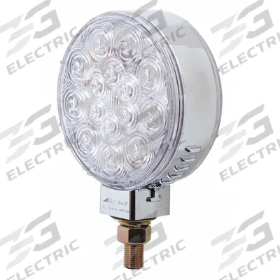 MAXXIMA Stop/Turn/Tail Light: LED, Stop Light, Red, Round, 4 5/16 in Overall Dia - Stop Lights
