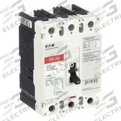 EATON Molded Case Circuit Breaker: 60 A Amps, 18kA at 240V AC, Fixed, ABC, Load Side Lug, Std, EHD (MPN EHD3060). Key specifications — attr217792: EHD; attr196056: 18kA at 240V AC; attr196057: Fixed; attr196058: ABC; attr196059: Load Side Lug; attr196061: 100A/F.