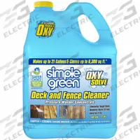 SIMPLE GREEN Pressure Washer Cleaner: Pressure Washer, 1 gal Container Size, Decks/Fences (MPN 2310000418231). Key specifications — attr1035720: Bottle; attr1035724: Decks; attr1035729: Grease; attr1035732: SIMPLE GREEN.