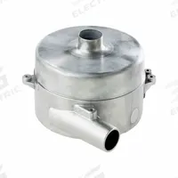 AMETEK Brushless Blower: 5.7 in Body Dia, 24V DC, 1 Blower Stages, Tangential Bypass (MPN 150403-50). Key specifications — Nameplate Voltage: 24V DC; Brand: AMETEK.