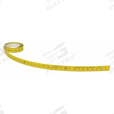 US TAPE Adhesive Backed Tape Measure: Metric, Metric, Decimal, Right to Left - Metric Adhesive Tape Measures