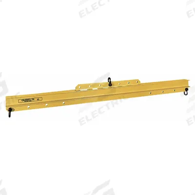 CALDWELL Lifting and Spreader Beam: Lifting and Spreader Beam, 1,000 lb Working Load Limit - Low-Headroom Lifting-Spreader Beams