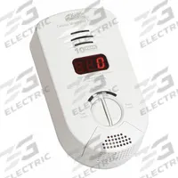 KIDDE Carbon Monoxide Alarm: Carbon Monoxide, 10 Year Sealed Battery, CO Detector, Electrochemical (MPN KN-COP-DP-10YB). Key specifications — Operating Voltage: 120V AC; Accuracy: ±30% (CO); Sensor Type: Electrochemical; Volume Level: 85 dB @ 10 ft; Battery Size: 3V; Alarm Setting: 30 ppm; Alert Type: Sound; Battery Location: Back.