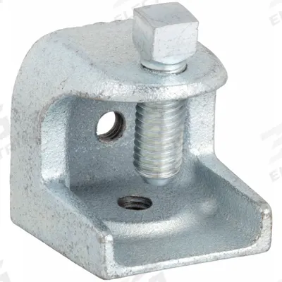 SUPERSTRUT Beam Clamp: Iron, 1 in, 3/8"-16 Thread Size, 2 in Overall Lg - Beam, Wire Rod & Purlin Clamps