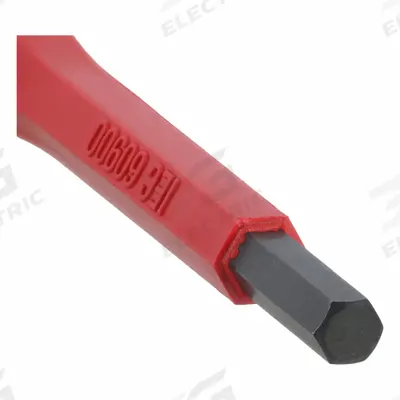 WIHA Insulated Hex Screwdriver: Insulated SoftFinish, Std Lg, 4.0 mm Tip Size - Insulated Hex Screwdrivers
