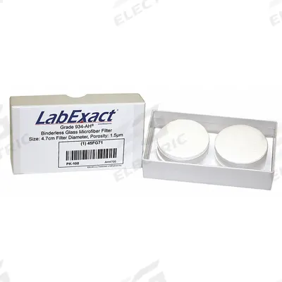 LABEXACT Glass Microfiber Filter: 934-AH, 4.7 cm Dia, 0.43 mm Thick - 934-AH Grade Glass Microfiber Filters, Binder Free