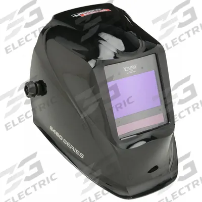 LINCOLN ELECTRIC Welding Helmet: Auto-Darkening, 4 Arc Sensors, Black, W5 to W13 - Auto-Darkening Welding Helmets - Solid Color