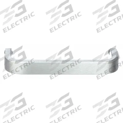 MONROE PMP Pull Handle: Threaded Holes, Aluminum, Silver, #8-32 Screw Size - Standard Pull Handles