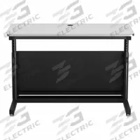 VERSADESK Standing Desk: White, Wood, 48 in Overall Wd, 24 in Overall Dp, 36 in Max Desktop Ht (MPN CTL4824-BW). Key specifications — Frame Color: Black; Frame Material: Laminate; Brand: VERSADESK; Desktop Color: White; Desktop Material: Wood.