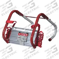 KIDDE Emergency Escape Ladder: 2 Stories, 13 ft Overall Lg, 1,000 lb Load Capacity (MPN 468093). Key specifications — Brand: KIDDE.
