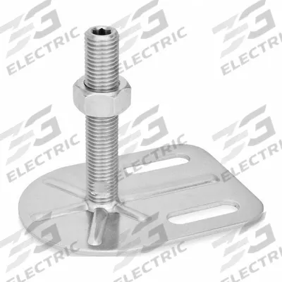 JW WINCO Male-End Leveling Mount: Swiveling Stud, 3/4"-10 Thread Size, 3 3/20 in - Swivel Male Leveling Mounts