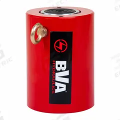 BVA HYDRAULICS Hydraulic Ram: Single Acting, 100 ton Nominal Capacity, 8 in Nominal Stroke Lg, Steel (MPN HG10008). Key specifications — attr98927: BVA HYDRAULICS.
