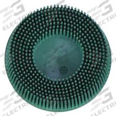 SCOTCH-BRITE Tapered Bristle Disc: 3 in Brush Dia, TR, Ceramic, P50 Grit (MPN 7000000745). Key specifications — Brand: SCOTCH-BRITE.