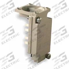 OMRON Limit Switch Box: EN50041 Body, 2 Mounting Holes, 2NO/2NC, Metallic (MPN D4A0500N). Key specifications — Compatible with Series: D4A-N; Brand: OMRON; Indicating Light: No Indicating Light Included; Body Material Type: Metallic.