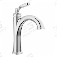 DELTA Single Handle Bathroom Faucet: WOODHURST, Zinc, Chrome Finish, 1.2 gpm Flow Rate, Single-Post (MPN 532-MPU-DST). Key specifications — Includes: Drain Plated Flange and Stopper; Brand: DELTA; Series: WOODHURST.