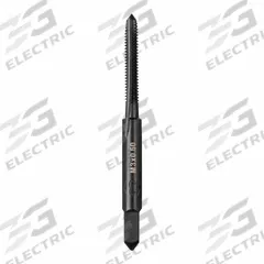 MILWAUKEE Straight Flute Tap: M3x0.6 Metric, 2B, 4 Flute, Plug Chamfer, Black Oxide Carbon Steel (MPN 49-57-5110)