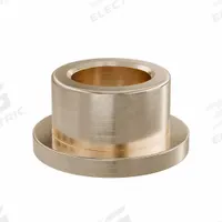 Flanged Sleeve Bearing: Bronze, SAE 841, 12 mm Bore, 18 mm OD, 12 mm Lg, -35°F to 300°F, 10 PK (MPN FFM1218-12B). Key specifications — System of Measurement: Metric; Material Grade: SAE 841; Flange Type: Flanged; Brand: OILITE.