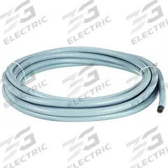 CHAINFLEX Control Cable: 16 AWG Conductor Size, 18 Conductors, PVC, 25 ft, Gray (MPN CF130US-15-18-25). Key specifications — Conductor Size: 16 AWG; Minimum Bend Radius Factor - Fixed: 5 x OD; Minimum Bend Radius Factor - Flexible: 7.5 x OD; Shielding: Unshielded; Brand: CHAINFLEX.