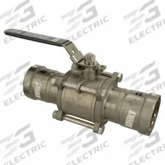 VIEGA MEGAPRESS Manual Two-Way Ball Valve: 2 in, 316 Stainless Steel, Straight Valve Body, PTFE, FKM (MPN 28505). Key specifications — Brand: VIEGA MEGAPRESS; Handle: Locking Lever.
