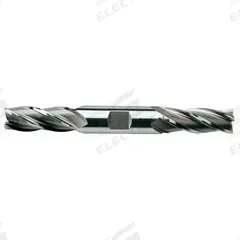 YG-1 Square End Mill: High Speed Steel, Double End, 4 Flute, 13/32" Mill Dia, 1" LOC, 4-1/8" OAL (MPN 12059)