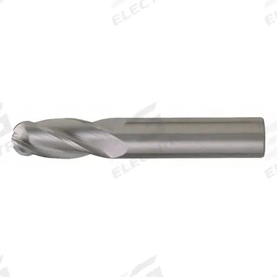 CLEVELAND Ball End Mill: Carbide, TiAlN Coated, 4 Flute, 1/2" Mill Dia, 5/8" LOC - General Purpose Carbide Ball End Mills