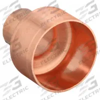 NIBCO Sweat Fitting Coupling: 2 1/2 in CTS x 1 1/2 in CTS, FTG x FTG, Wrot Copper (MPN 6002-21/2X11/2)