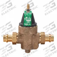 WATTS REGULATOR Water Pressure Reducing Valve: Press x Press, 3/4 in Pipe Size, 25 psi to 75 psi (MPN 3/4 LFN45BM1-PRESS). Key specifications — Brand: WATTS REGULATOR; Low-Lead Compliance: Low-Lead Compliant.