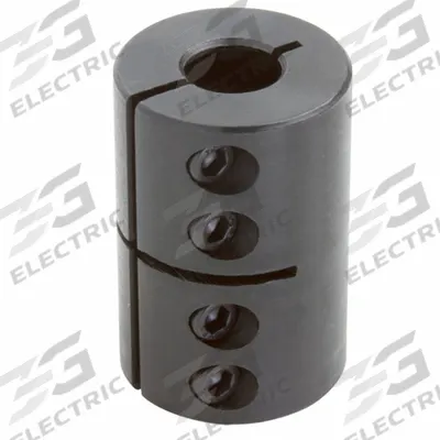 CLIMAX METAL PRODUCTS Rigid Shaft Coupling: 7/8 in Bore Dia 1, 7/8 in Bore Dia 2, Round - One-Piece Rigid Shaft Couplings