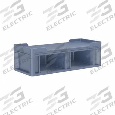 CORTECH Institutional Bed: Midnight Blue, 78 in Overall Lg, 32 1/2 in Overall Wd - End & Side Storage Bed Frames