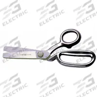 KLEIN TOOLS Fabric Shears: Right-Hand, 8 3/4 in Overall Lg, Serrated, Steel, Rounded, Silver (MPN G8210LRXB). Key specifications — attr308500: Steel; attr308502: Silver; attr308505: Right-Hand; attr308522: Aramid Fiber; attr324896: KLEIN TOOLS.