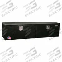 BUYERS PRODUCTS Underbody Truck Box: Underbody Truck Box, Double Drop-Down Doors Door, Gloss Black (MPN 1702325). Key specifications — Color: Gloss Black; Brand: BUYERS PRODUCTS; Lock Type: Keyed.