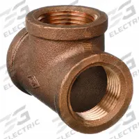APPROVED VENDOR Metal Pipe Tee: Tee, 1 1/4 in x 1 1/4 in x 1 1/4 in, Brass, 200 psi (MPN 1VEZ9). Key specifications — Brand: APPROVED VENDOR; Maximum Operating Pressure: 200 psi.