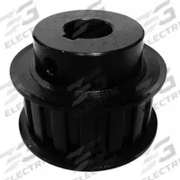 APPROVED VENDOR Timing Pulley: Trapezoidal, Fixed, For L Timing Belt Section, For 3/4 in Belt Wd (MPN 15LF075X5/8). Key specifications — Brand: APPROVED VENDOR; Tooth Profile: Trapezoidal; Finish: Black Oxide.