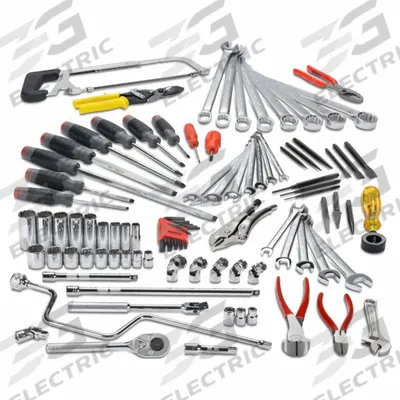 PROTO Facility Maintenance Tool Set: 98 Total Pcs, Metric/SAE - Tool Only Sets