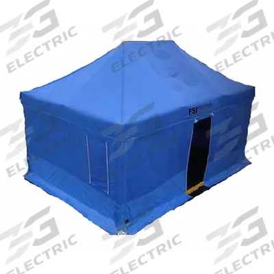 FSI Canopy Tent: 13 ft Overall Lg, 26 ft Overall Wd, 12 5/8 ft Overall Ht, Aluminum/Nylon - Pop-Up General Purpose Temporary Shelters