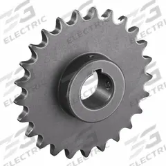 TRITAN Roller Chain Sprocket: 100, For 1 1/4 in Chain Pitch, 2 7/16 in Bore Dia, 25 Teeth, Steel (MPN 100BS25H X 2 7/16). Key specifications — Brand: TRITAN.