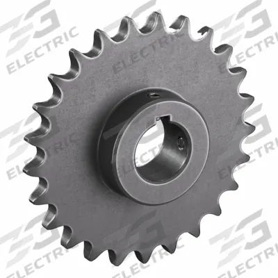 TRITAN Roller Chain Sprocket: 100, For 1 1/4 in Chain Pitch, 2 7/16 in Bore Dia - Size 100 Fixed-Bore Roller Chain Sprockets