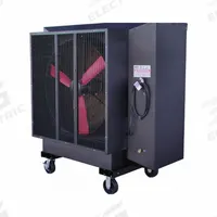 SKYBLADE Portable Evaporative Cooler: 3,000 sq ft – 3,000 sq ft, 5-15P, 115V AC, 10,000 cfm Airflow (MPN SM-36-B-120). Key specifications — attr1152013: Variable; attr1151993: SKYBLADE.