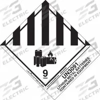 LABELMASTER DOT Container Label: Lithium Battery Miscellaneous Dangerous Goods, Paper, Label, 500 PK (MPN HSNLB5500). Key specifications — Brand: LABELMASTER; Message: Lithium Battery Miscellaneous Dangerous Goods.